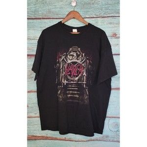 Slayer tour shirt 2018 final tour North America with dates 2XL Rare Hard to Find